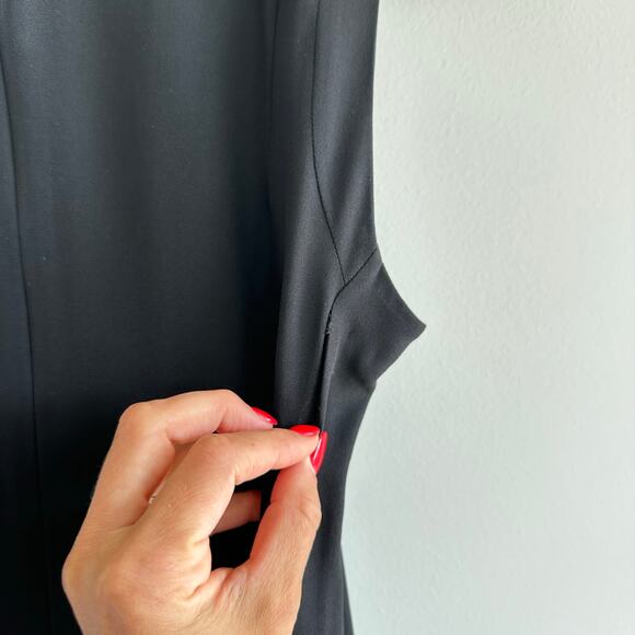 MARNI Colorblock Sleeveless Crew Neck Mini Shift Dress Black 38 - Picture 9 of 10